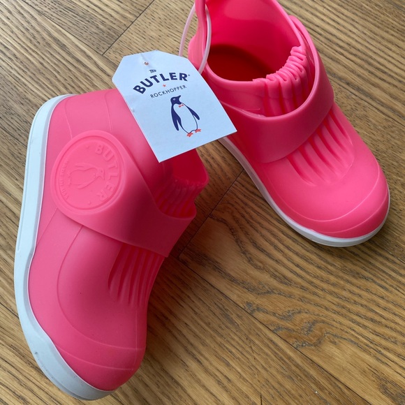New Butler Girl Pink Rain Boot Over Boot Size 1-2-3 - Picture 4 of 7
